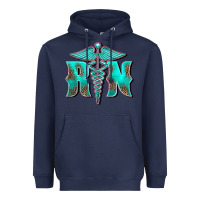 Navy registered medical symbol nurse Heavyweight Hoodie - BarkalooDesign