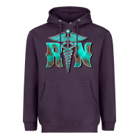 Plum registered medical symbol nurse Heavyweight Hoodie - BarkalooDesign