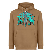 Toasted Coconut registered medical symbol nurse Heavyweight Hoodie - BarkalooDesign