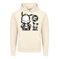 Vintage Artic pochacco skeleton halloween shirt Vintage Hoodie - longCreatives