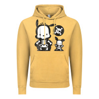 Vintage Mustard pochacco skeleton halloween shirt Vintage Hoodie - longCreatives