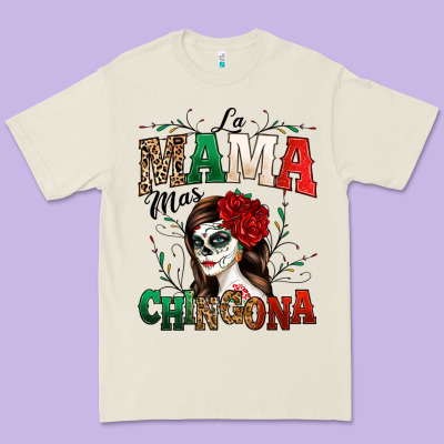 La Mama Mas Chingona Premium Tee Designed By Texasbilliewilder