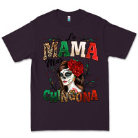Plum La Mama Mas Chingona Premium Tee - texasbilliewilder