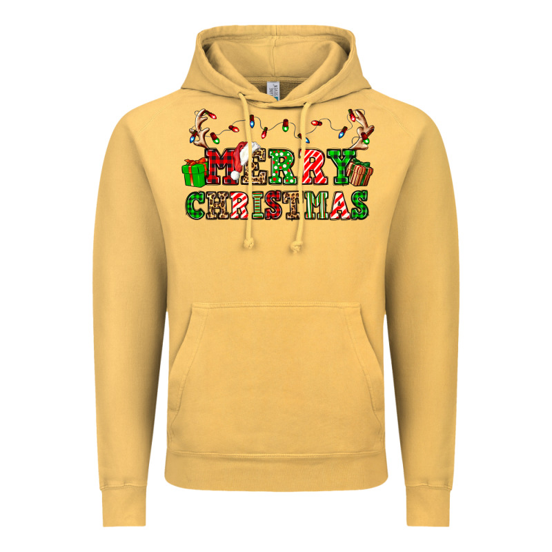 Merry Christmas Vintage Hoodie by OliviaCreatesArt | Teevron