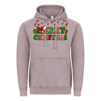Vintage Zinc merry christmas Vintage Hoodie - OliviaCreatesArt