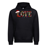 Black love christmas boots Urban Hoodie - AdoDesignShop