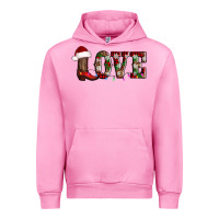 Fuchsia Pink love christmas boots Urban Hoodie - AdoDesignShop