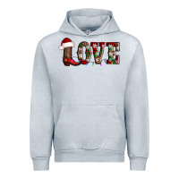 Heather Grey love christmas boots Urban Hoodie - AdoDesignShop