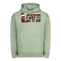 Pigment Oil Green love christmas boots Urban Hoodie - AdoDesignShop