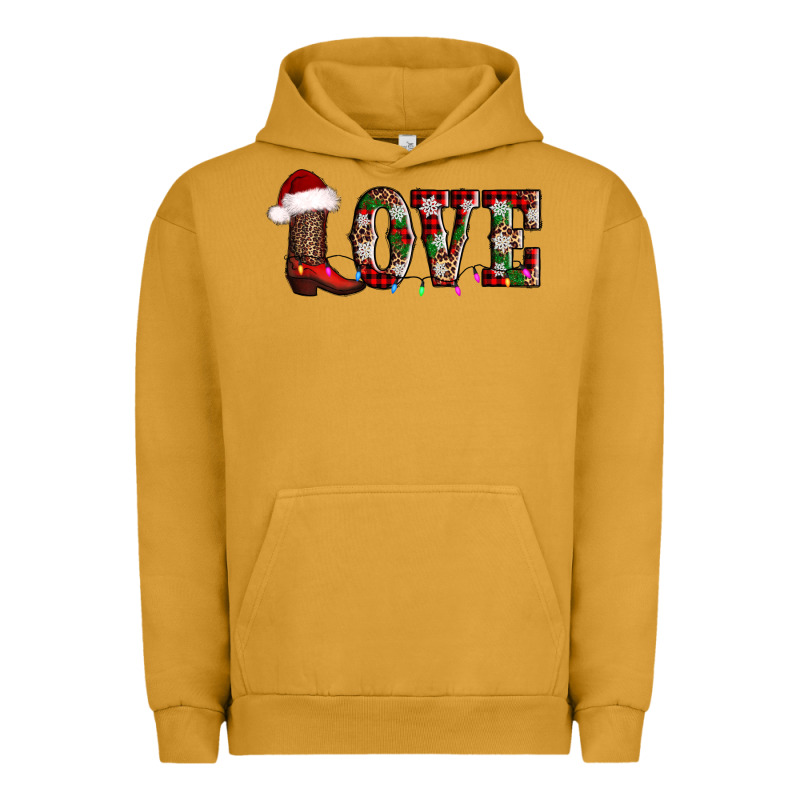 Love Christmas Boots Urban Hoodie by AdoDesignShop | Teevron