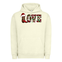 Pigment Pistachio love christmas boots Urban Hoodie - AdoDesignShop