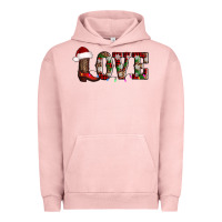 Pigment Salmon love christmas boots Urban Hoodie - AdoDesignShop
