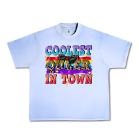 Grape Ice Coolest queer in town Urban Heavy Tee - CowGirlArtShop