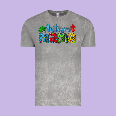 Autism Mama Vintage Tee Designed By Cowgirlartshop