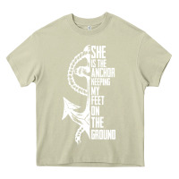 Mossy she is the anchor keeping my feet on the ground Heavy Core Tee - Bettercallsaul