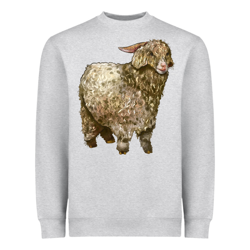 Angora Goat Heavyweight Sweatshirt by LillyAllenDesigns | Teevron