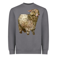 Storm Angora Goat Heavyweight Sweatshirt - LillyAllenDesigns