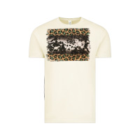 Vintage Arctic leopard cowhide pattern background Vintage Tee - Jasminsmagicworld