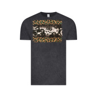 Vintage Black leopard cowhide pattern background Vintage Tee - Jasminsmagicworld