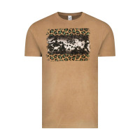 Vintage Camel leopard cowhide pattern background Vintage Tee - Jasminsmagicworld