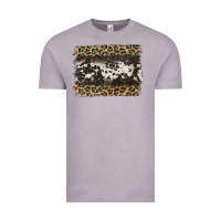 Vintage Zinc leopard cowhide pattern background Vintage Tee - Jasminsmagicworld