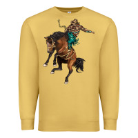 Antique Gold western horse rodeo Premium Sweatshirt - BarkalooDesign