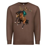 Chestnut western horse rodeo Premium Sweatshirt - BarkalooDesign