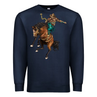 Navy western horse rodeo Premium Sweatshirt - BarkalooDesign