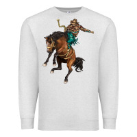 Oatmeal Heather western horse rodeo Premium Sweatshirt - BarkalooDesign