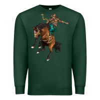 Sports Green western horse rodeo Premium Sweatshirt - BarkalooDesign
