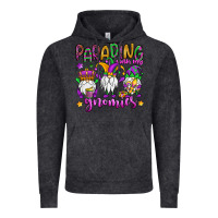 Vintage Black parading with my gnomies Vintage Hoodie - OliviaCreatesArt