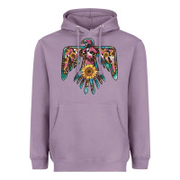 Lavender pinky western sunflower thunderbird Heavyweight Hoodie - BarkalooDesign