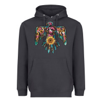 Smoke pinky western sunflower thunderbird Heavyweight Hoodie - BarkalooDesign
