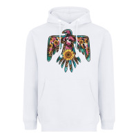 White pinky western sunflower thunderbird Heavyweight Hoodie - BarkalooDesign