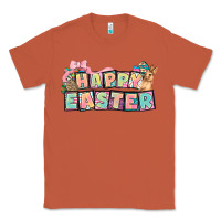 Copper Happy Easter plate letters Easter Day Classic Tee - HowdyJamesFarm