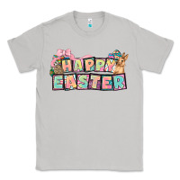 Moon Dust Happy Easter plate letters Easter Day Classic Tee - HowdyJamesFarm