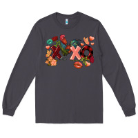 Smoke Rooster Valentine's Day xoxo Long Sleeve Tee - FaDigitalArtStudio