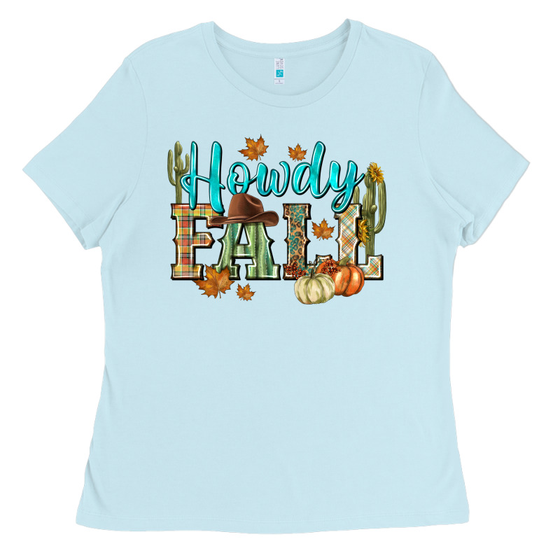 Western Howdy Fall Ladies Tee by NancyCooperArtShop | Teevron