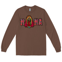 Chestnut Nana Lady Of Guadalupe Long Sleeve Tee - Jasminsmagicworld