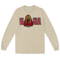 Mushroom Nana Lady Of Guadalupe Long Sleeve Tee - Jasminsmagicworld