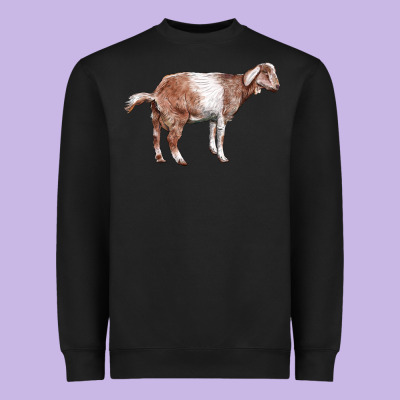 Nubian Goat Heavyweight Sweatshirt Designed By Lillyallendesigns