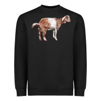 Black Nubian Goat Heavyweight Sweatshirt - LillyAllenDesigns