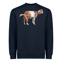 Navy Nubian Goat Heavyweight Sweatshirt - LillyAllenDesigns