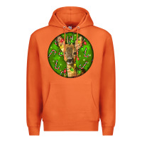 Carrot red brocket deer christmas Premium Hoodie - LillyAllenDesigns