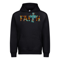 Black faith thanksgiving cross Urban Hoodie - AdoDesignShop