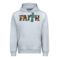 Heather Grey faith thanksgiving cross Urban Hoodie - AdoDesignShop