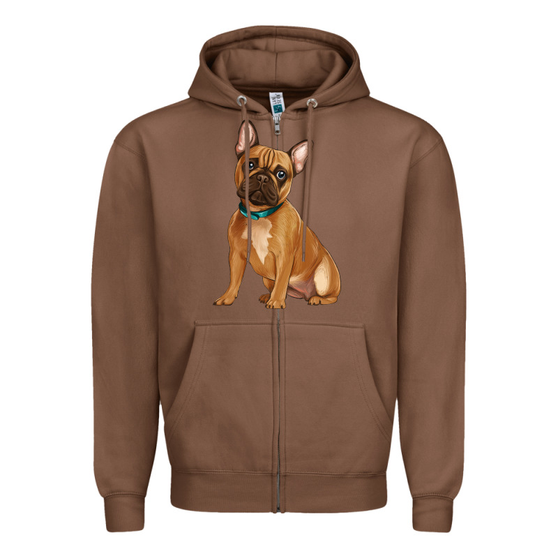 French Bulldog Zipper Hoodie by Artiststas | Teevron