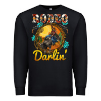 Black western rodeo darlin' sunset sunflowers weapon Premium Sweatshirt - BarkalooDesign