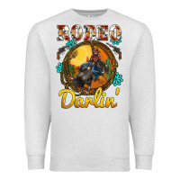 Oatmeal Heather western rodeo darlin' sunset sunflowers weapon Premium Sweatshirt - BarkalooDesign