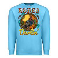 Ocean Blue western rodeo darlin' sunset sunflowers weapon Premium Sweatshirt - BarkalooDesign